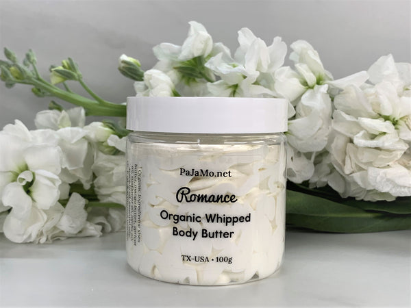 Organic Body Butter 100 grams, All Natural Ingredients * Vegan * Essential Oil Body Butter